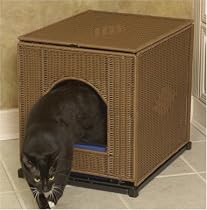 Simpson Ventures 14401 Large Decorative Litter Pan Cover - Natual Wicker
