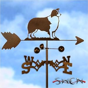 BORDER COLLIE Dog Weathervane