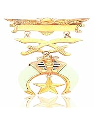 Masonic 10K Yellow Gold Brooches