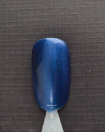 Bluesky Soak Off UV LED Gel Nail Polish Midnight Swim 10ml 80548