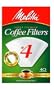 Melitta Cone Coffee Filters, White, No. 4, 40-Count Filters (Pack of 12)