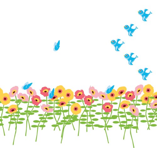 Wallcandy Arts Blossoms Flower Wall Art Stickers - Christopher M. Rickeret