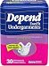 Depend Undergarments, Extra Absorbency