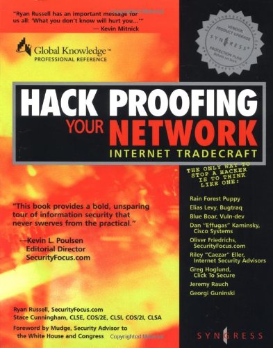 Hack Proofing Your Network: Internet Tradecraft