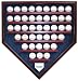 42 Baseball Team Homeplate Shaped Case