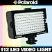 Polaroid Studio Series 112 LED Video Light Panel With Removeable Barn Doors For The Panasonic Lumix DMC-G1, DMC-GH1, DMC-GH2, DMC-L10, DMC-GF1, DMC-GF2, DMC-G10, DMC-G2, DMC-GF3, DMC-G3 Digital SLR Cameras Lumix DMC-G1, DMC-GH1, DMC-GH2, DMC-L10, DMC-GF1, DMC-GF2, DMC-G10, DMC-G2 Digital SLR Cameras