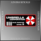 Resident Evil Umbrella Corp. Parking Decal Vinyl Decal Bumper Sticker 2