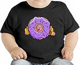 Super Hero With Huge Donut オーガニックベビーTシャツ 12 - 18 Months