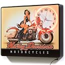 Harley Davidson Neon Pin-Up Betty Clock