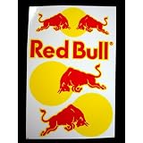 【STICKER】大人気!!!RED　BULL（レッド・ブル）ステッカー（L)-RD10