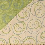 54'' Wide Star Trail Chenille Jacquard Aquamarine Fabric By The Yard