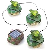 Gifts & Decor Solar Frog Trio Garden Path Lighting (Discontinued by Manufacturer)