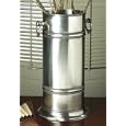 Antique Silver Finish Brass Umbrella Stand