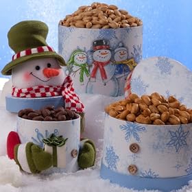 FERIDIES Snowman Snack Tower by FERIDIES