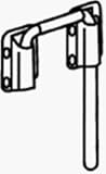 Gate Hardware: National #N238-998 2-1/2"NI Slide DR Latch