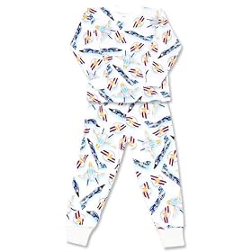 Sara's Prints Boys Airplanes Pajamas