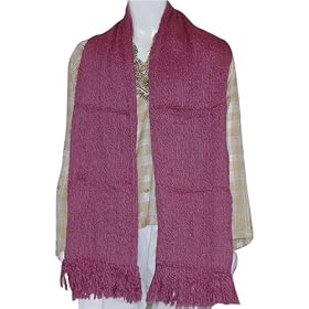 Neck Scarf for Winter Jacquard Design Wool Anniversary Gift Man 20 x 78 inches (gwstl011)