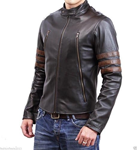 leatherjacket Mens Genuine Lambskin Motorcylce Leather Jacket