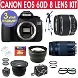 Canon 60D Digital Camera + Canon 18-55mm IS Lens + Canon 75-300mm Zoom Lens ....