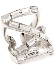 Giuseppe Zanotti Swarovski Crystal Baguette Ring