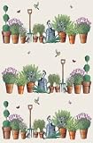 Kitchen Garden Wild Birds Tea Towel