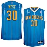 David West Jersey adidas Teal Replica #30 New
