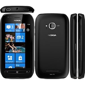 Nokia - Lumia 710 - Smartphone - GSM/HSPA - Bluetooth - GPS - Noir/Noir