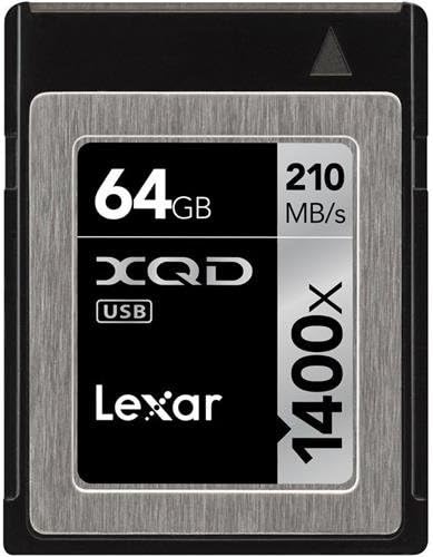 Lexar Media 64GB 1400x XQD 2.0 Memory Card