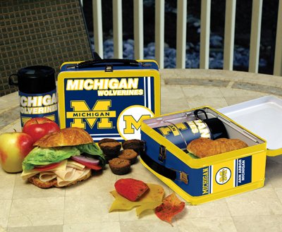 Michigan Wolverines Memory Company Team Lunch Box NCAA College Athletics Fan Shop Sports Team Merchandise