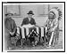 Historic Print (XL): U.S. allotting surveyor and his interpreter making an American citizen of Chief American