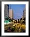 Evening in Downtown, Kunming, China Places Framed Art Poster Print by Greg Elms, 25x31