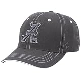 Zephyr Alabama Crimson Tide Charcoal Mystic Fitted Hat