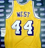 Jerry West Autographed/Hand Signed Basketball Jersey (Los Angeles Lakers) JSA