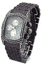 Geneva Elite Men's Iced Out Ultra Lupah Watch with 1 More Diamonds Model 2471 B2