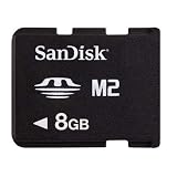 Sandisk 8GB Memory Stick Micro (M2) w/ Adapter (SDMSM2-8192-E11M, Retail Package)