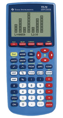 TEXAS TI-73 GRAPHIC/MATH, SCIENCE EXPLORER VERSION TI73 by TEXAS INSTRUMENT
