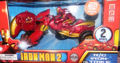 2010 GOODHOUSEKEEPING BEST TOY AWARD SILVERLIT REMOTE CONTROL RC IRON MAN 2 IRON TRIKE MOTORCYCLE