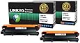 2-Pack LINKYO Compatible Replacement for Brother TN450 TN420 High Yield Toner Cartridge (Black)