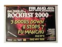 3 Doors Down Fu Manchu 8 stops 7 Handbill Poster Three