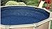 Smartline 18 ft Round Swimming Pool Liner | Waves of Poseidon | Overlap Style | 48-52 Inch Wall Height | 25 Gauge Heavy Duty Virgin Vinyl | Designed for Steel Sided Above Ground Pools
