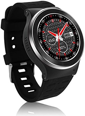 Great Asia Android Os V5.1 Operation System 3G Smartwatch With Heart Rate Monitor (Black)