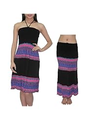 Cotton/Polyamide Knee Length Halter Gathered Crinkled Stretchy Shirred Elasticized   Waistline Summer  Dress