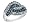 Blue and White Diamond Ring 1/2 Carat in 14K White Gold, Size 4.5