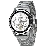 Constantin Durmont Herren-Armbanuhr Pueblo CD-PUEB-AT-STM-STBK-WH