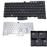 Brand New Dell Latitude E5500 E6400 E6500 Series Laptop Notebook Replacement Keyboard Black Us English Layout with Mouse Point Stick (Replacement)