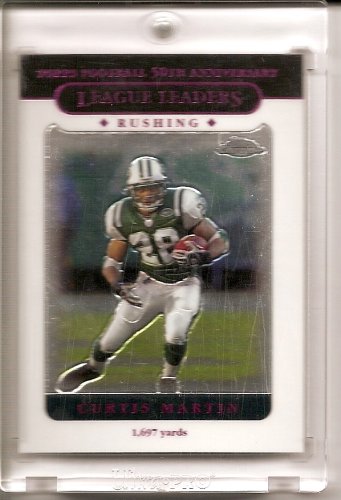 2005 Topps Chrome Curtis Martin New York Jets Football Card #146 - Mint Condition - Shipped in Protective Acrylic Display Case !!
