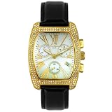 Swiss Legend Women's Bellissimo Collection 1.0 CTW Diamond Accented Watch #40035-YG-WHT