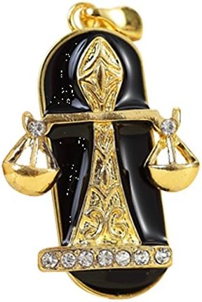 MEEKO High-speed 8GB Novelty USB 2.0 Flash Drive with Necklace,12 Constellation,Pen drive Memory stick gift,Libra