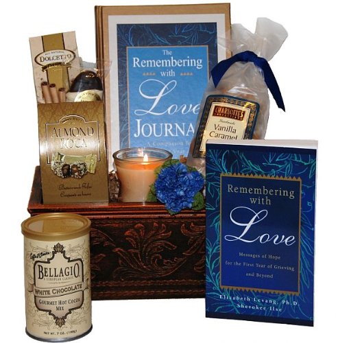 Remembering with Love Sympathy Gift Basket - Standard