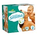 Pampers Swaddlers Sensitive Diapers, Size 2, 152 Count